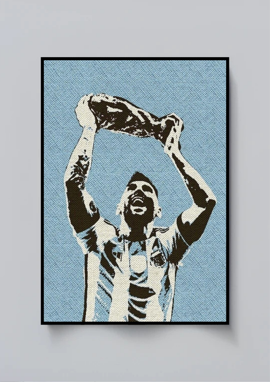 Messi World Cup | Argentina| Football Poster Poster Printing Company