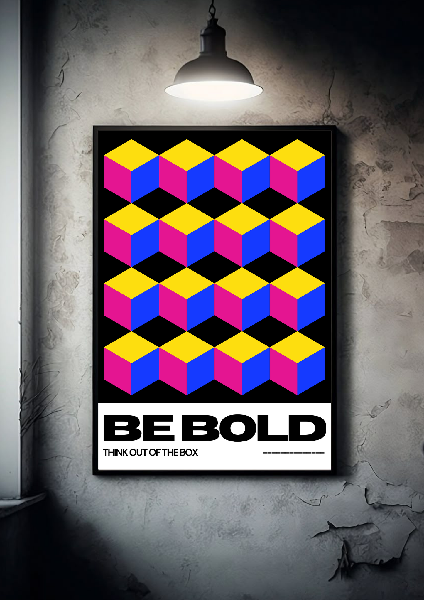 Be Bold | Quote| Motivational Poster