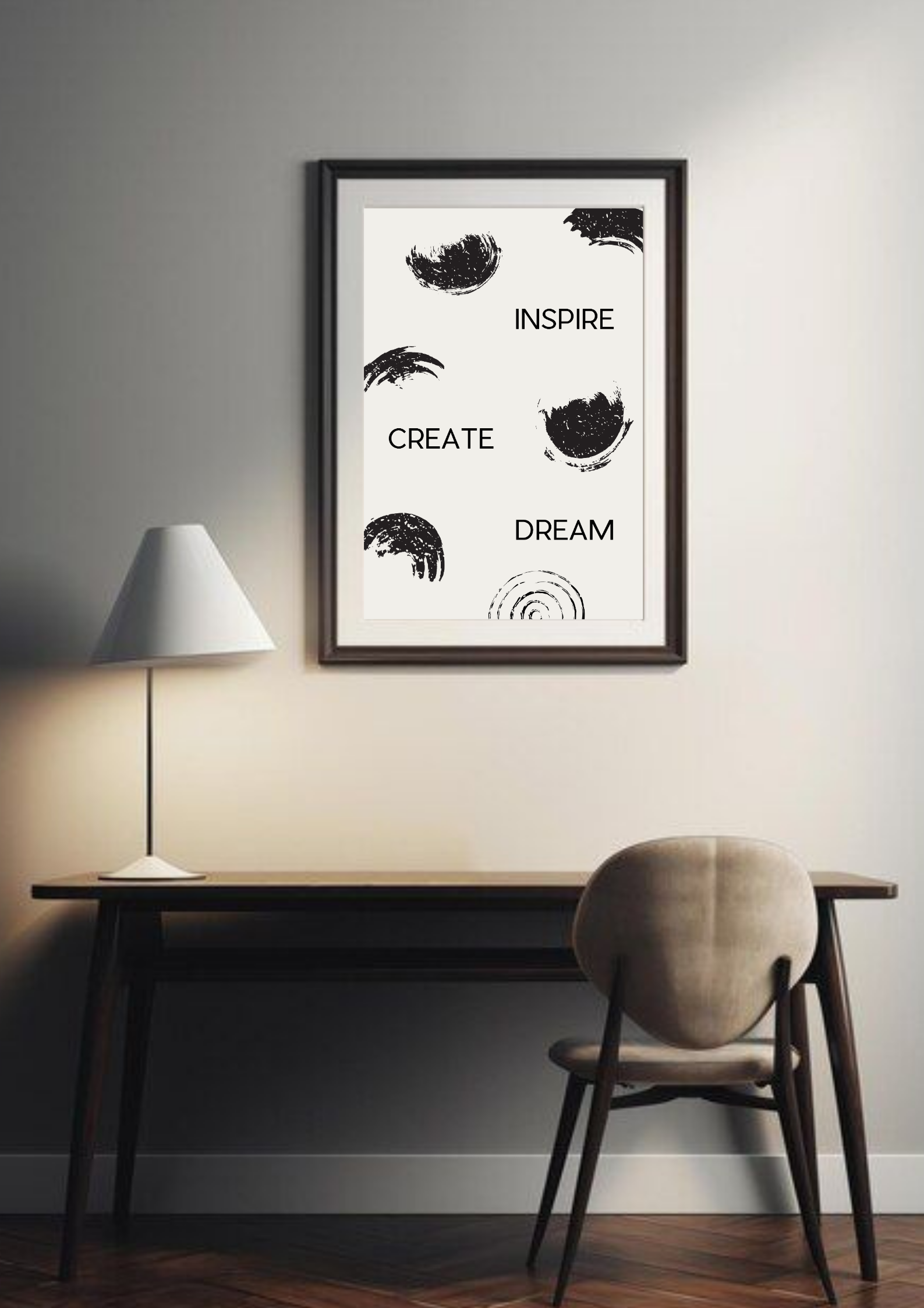 Inspire Create Dream | Quote| Motivational Poster Poster Printing Company