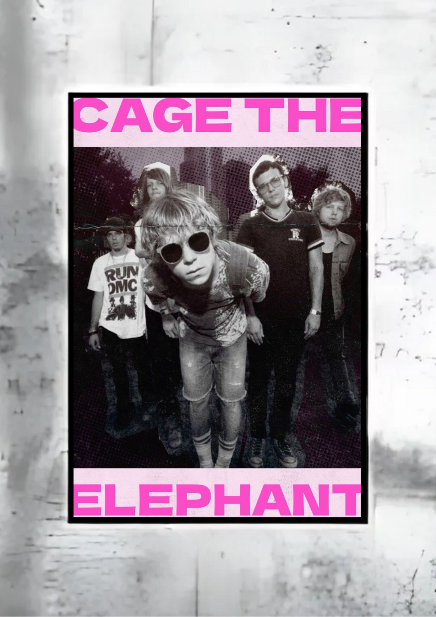 Cage The Elephant| Rock Band| Music Poster Poster Printing Company