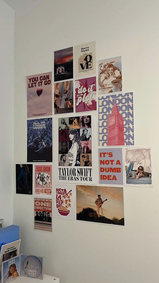 Personalized Collage Set | Set of 6 A4 Posters & 12 A5 Posters