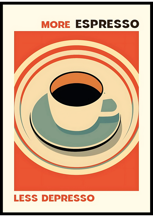 The Caffeine addict - Pack of 4 A3 sized Posters