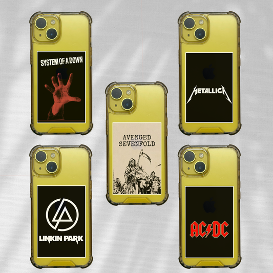 Metal Bands Pack of 5 | Phone Cover Posters | Mini Posters Set Poster Printing Company