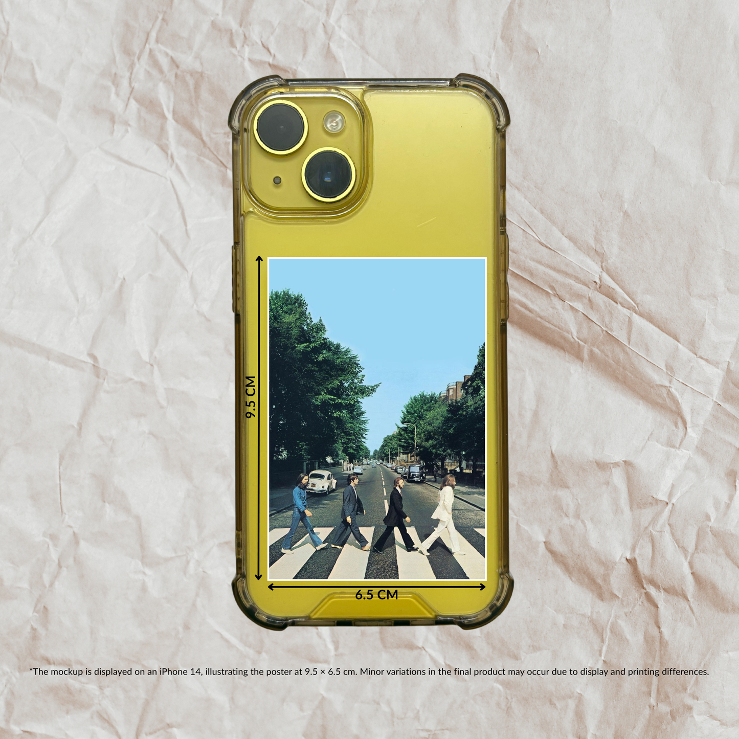The beatles poster, phone cover poster, Rock band mini poster