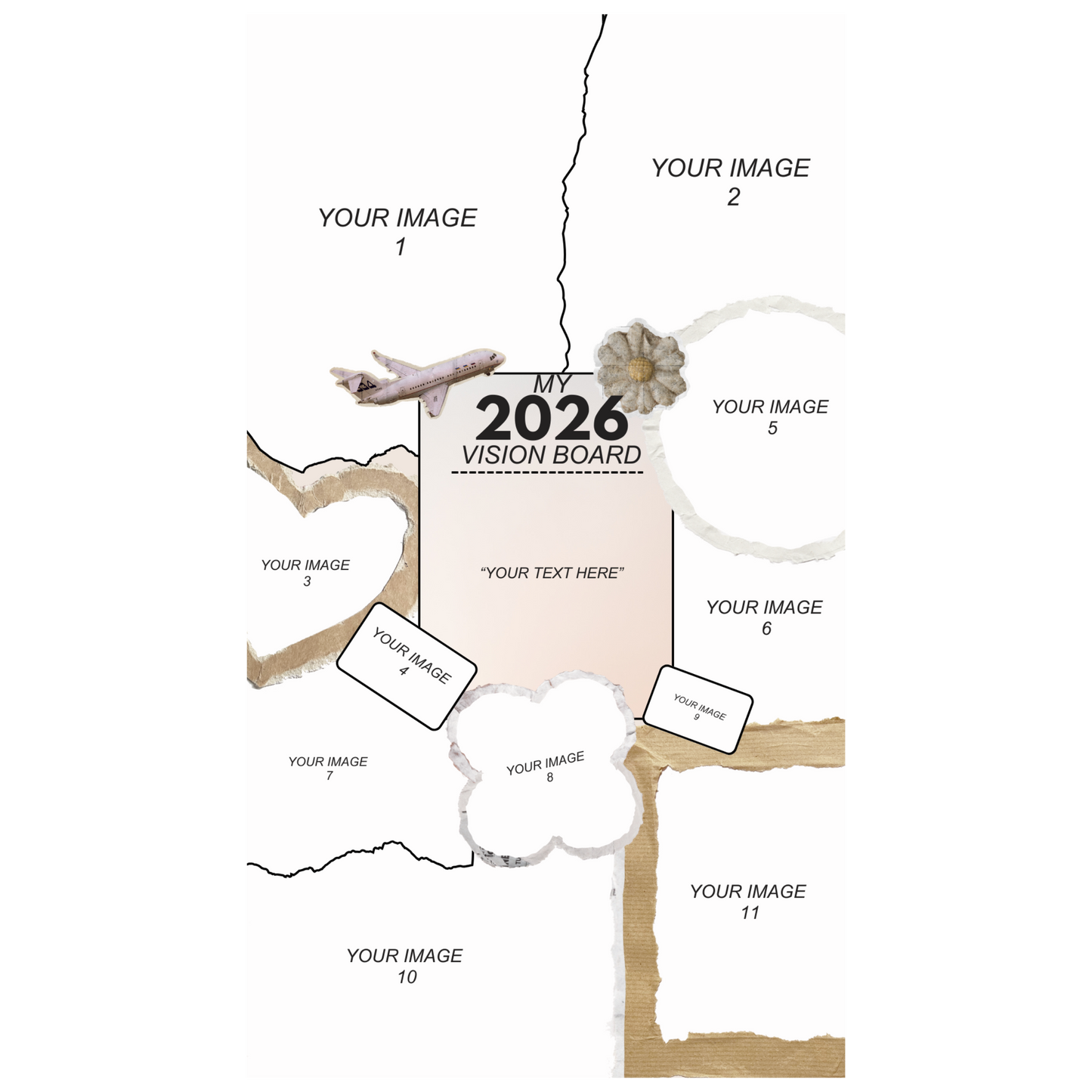 Personalized Vision Board 2026 | Vision Board 2026 Collage