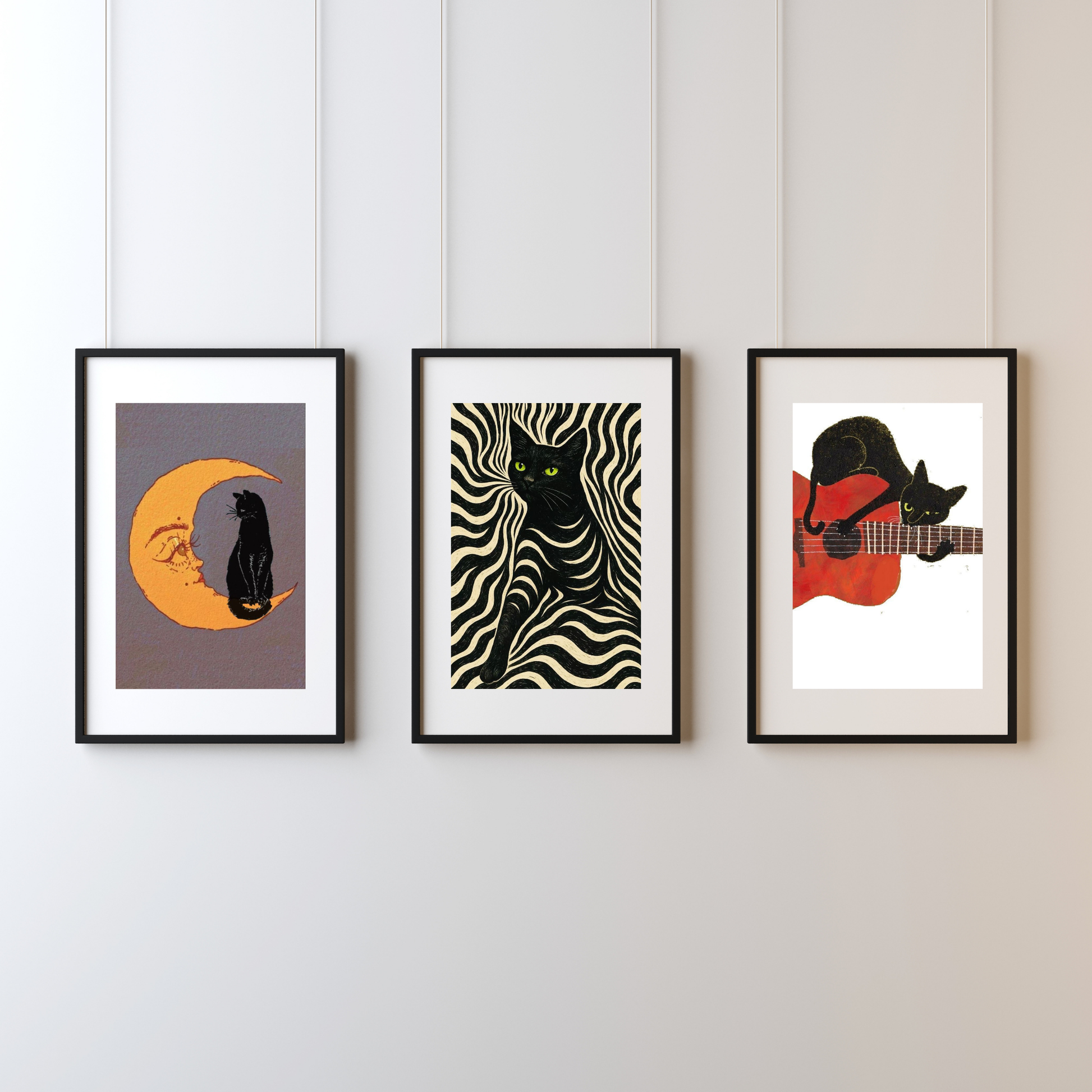 Aesthetic Cats | 3 Poster Pack | Aesthetic Posters Poster Printing Company