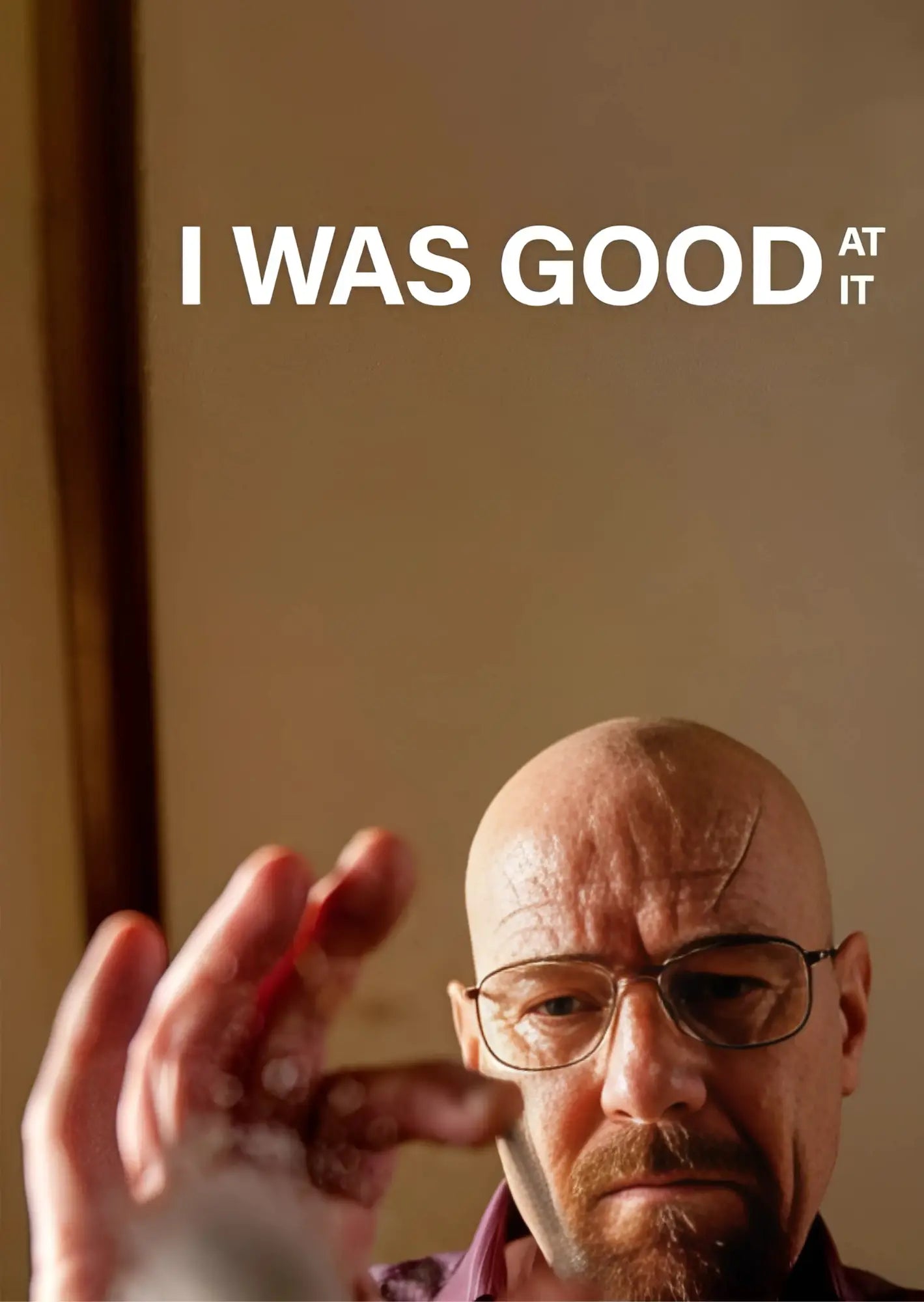 Breaking Bad- I was good at it A-4 Poster Poster Printing Company