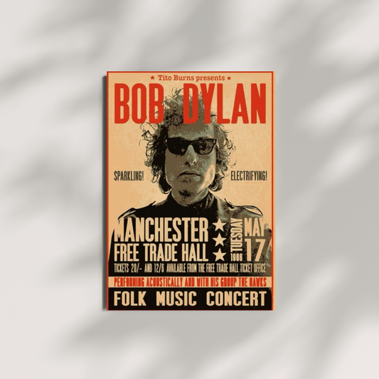 Bob Dylan| Rock & Versatile Artist| Music Poster Poster Printing Company