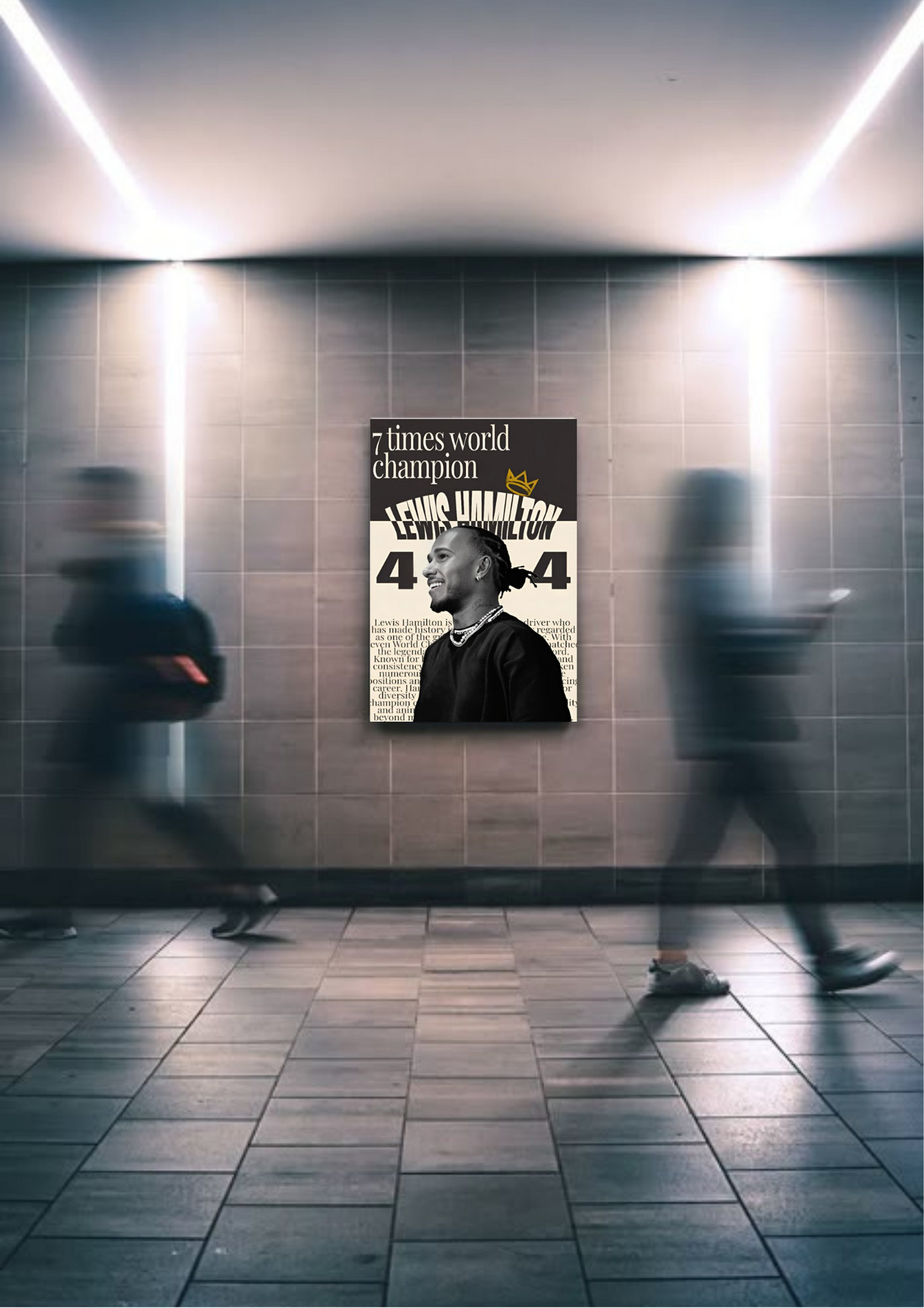 Lewis Hamilton Poster