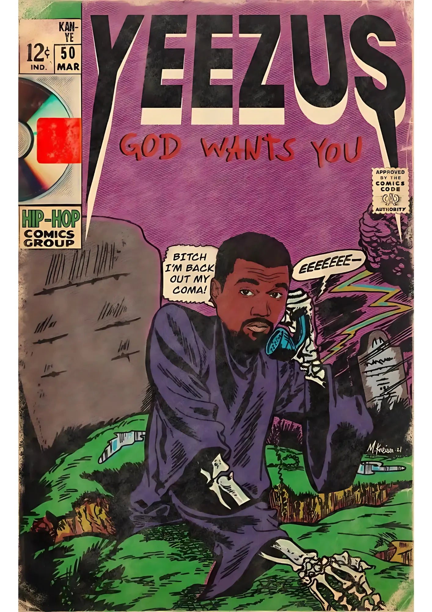 Kanye West - Yeezus Poster Printing Company