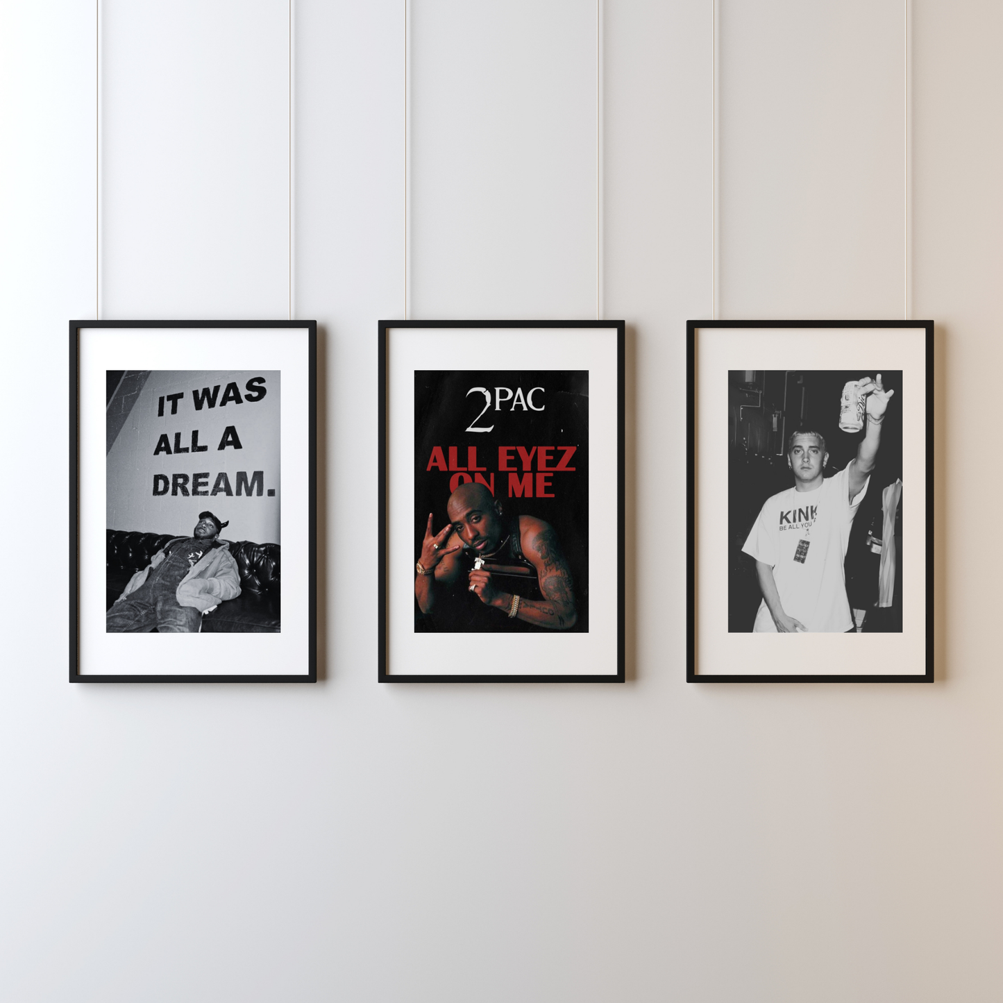 2pac, Eminem, Biggie |Rappers| Tiple Pack | Hip-Hop Poster Combo Poster Printing Company