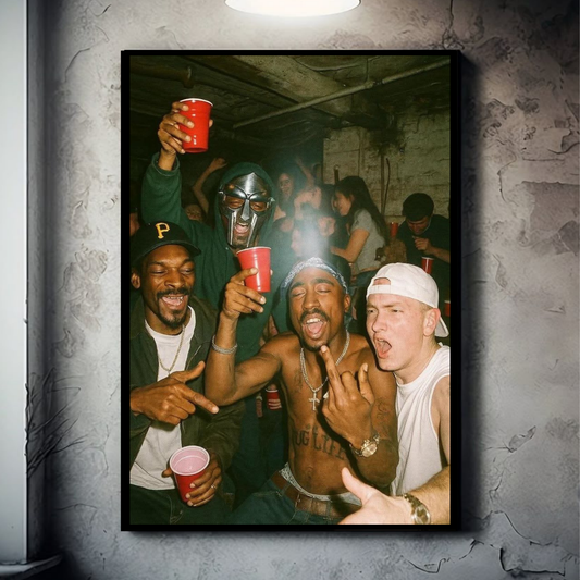 D12 #2| Hip-Hop Rapper Group| Music Poster Poster Printing Company