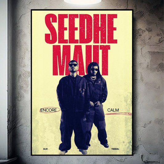 Seedhe Maut #2 | Hip-Hop Rapper Duo | Music Poster Poster Printing Company