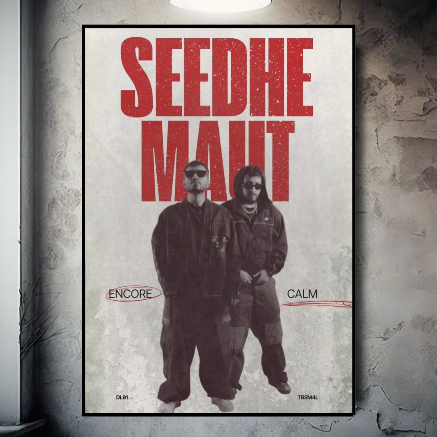 Seedhe Maut #1 | Hip-Hop Rapper Duo | Music Poster Poster Printing Company