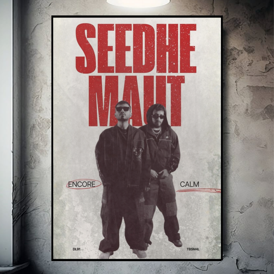 Seedhe Maut #1 | Hip-Hop Rapper Duo | Music Poster Poster Printing Company