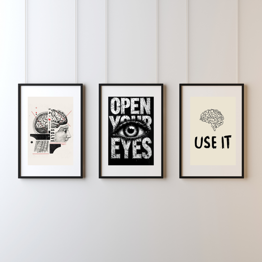 Stay Woke | Pack Of 3| Aesthetic Posters Poster Printing Company