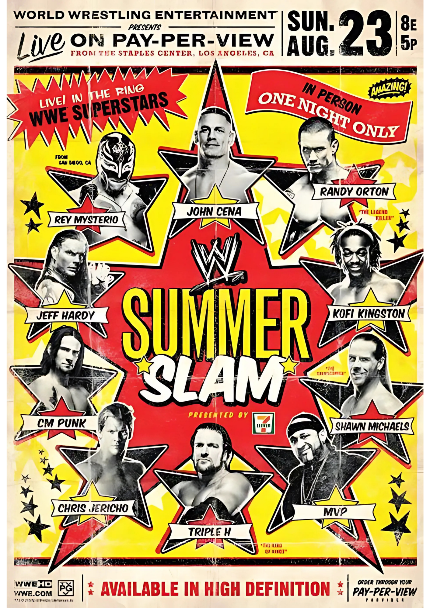 WWE Summerslam Poster Poster Printing Company