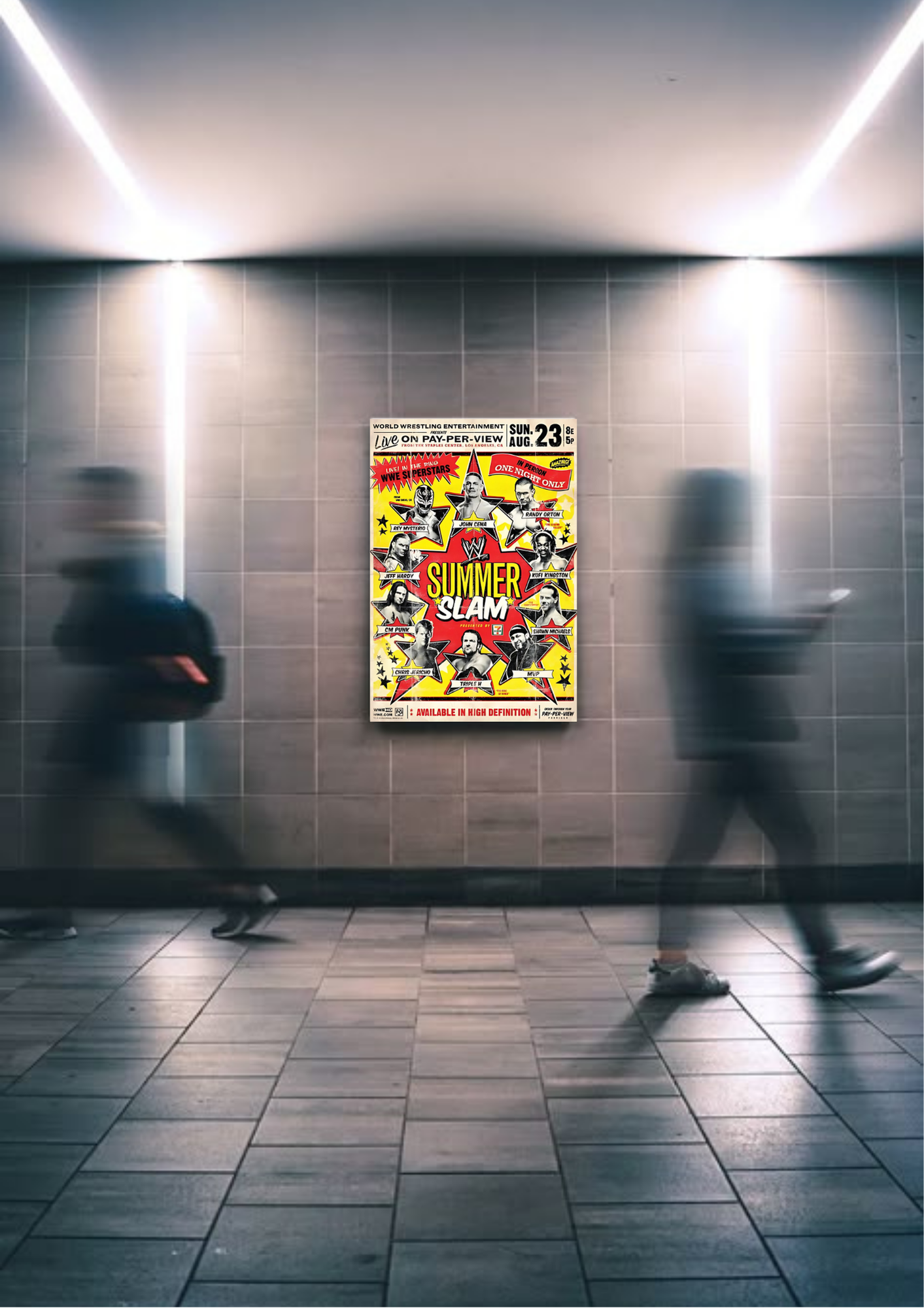 WWE Summerslam Poster Poster Printing Company