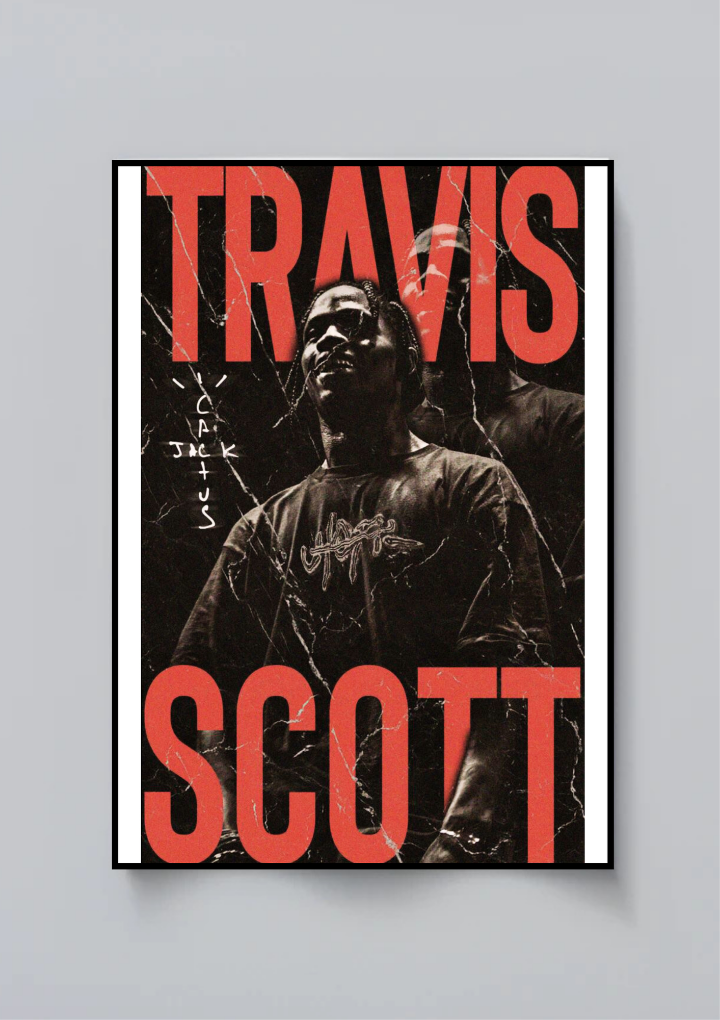 Travis Scott| Hip-Hop Rapper | Music Poster Poster Printing Company