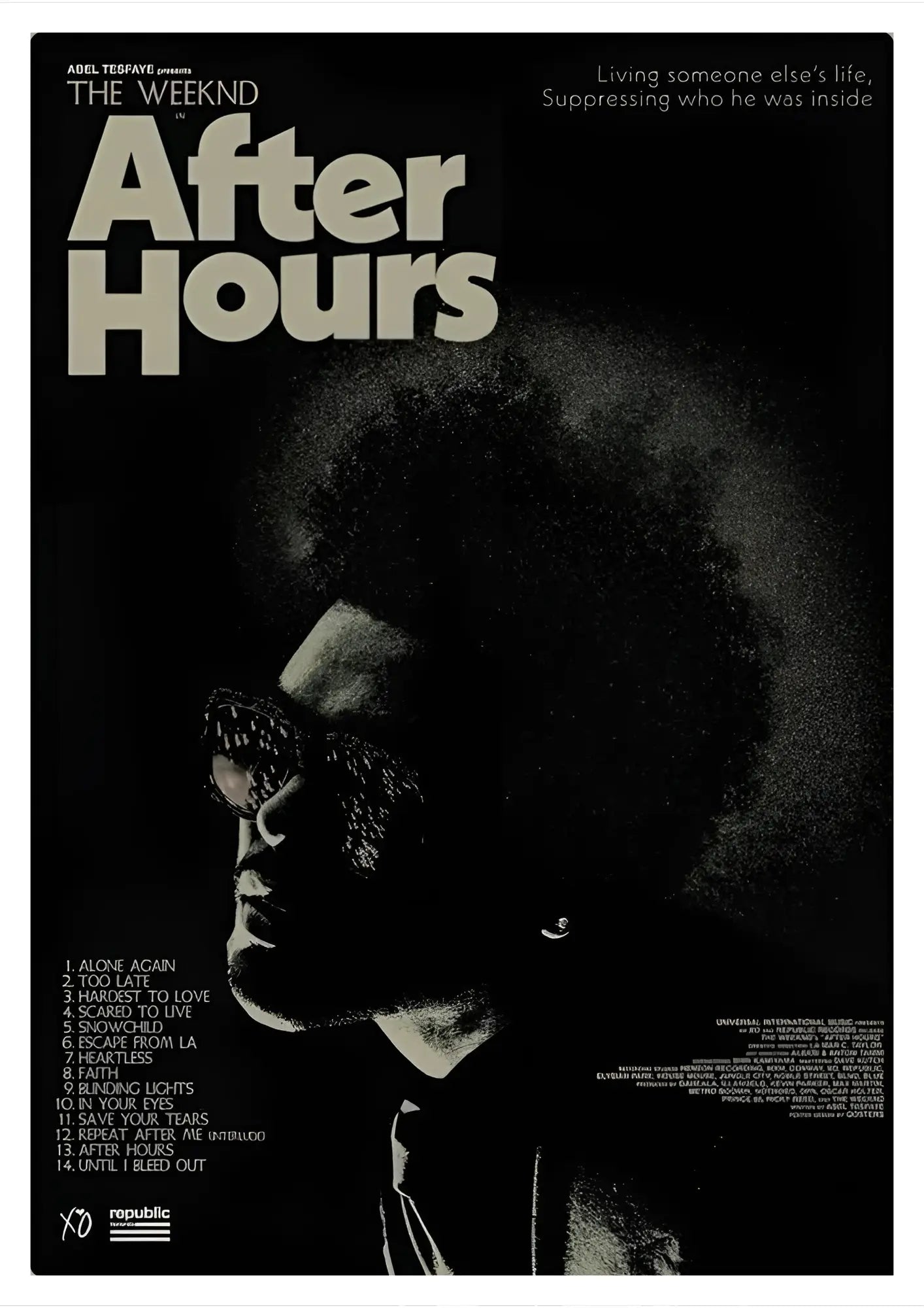 The Weeknd - After Hours Poster Printing Company