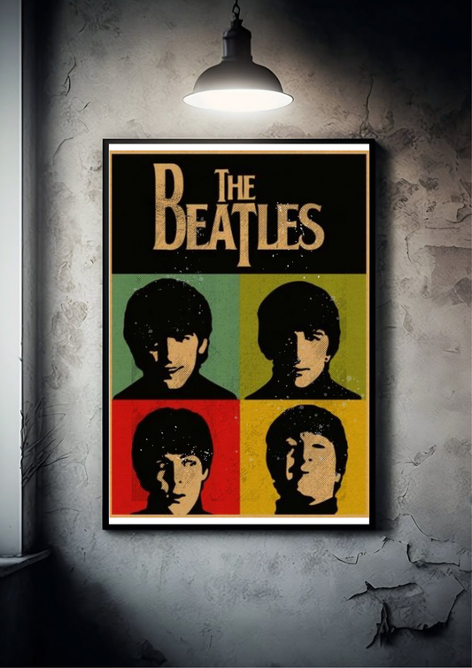 The Beatles |Rock Band | Retro Poster