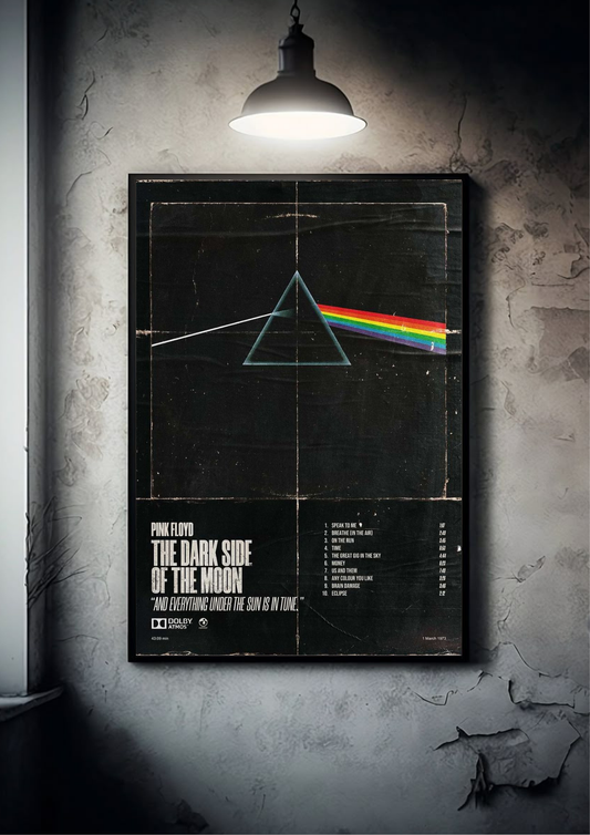 Pink Floyd Retro | Psychedelic Rock Band | Retro Poster