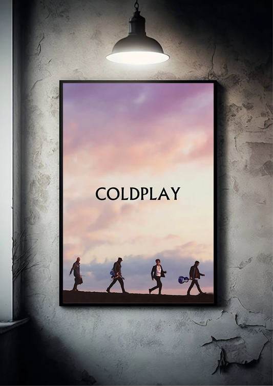Coldplay | Pop Band | Music Poster