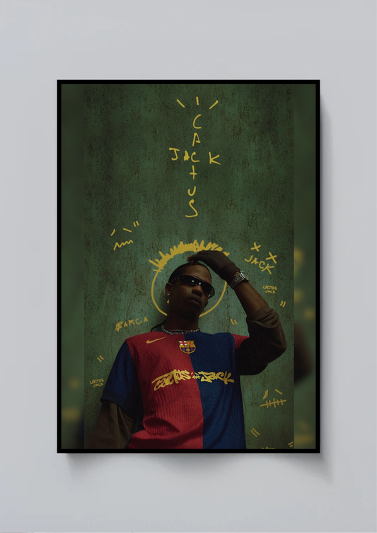 FCB x Travis Scott | Barcelona | Club | Football Poster Poster Printing Company