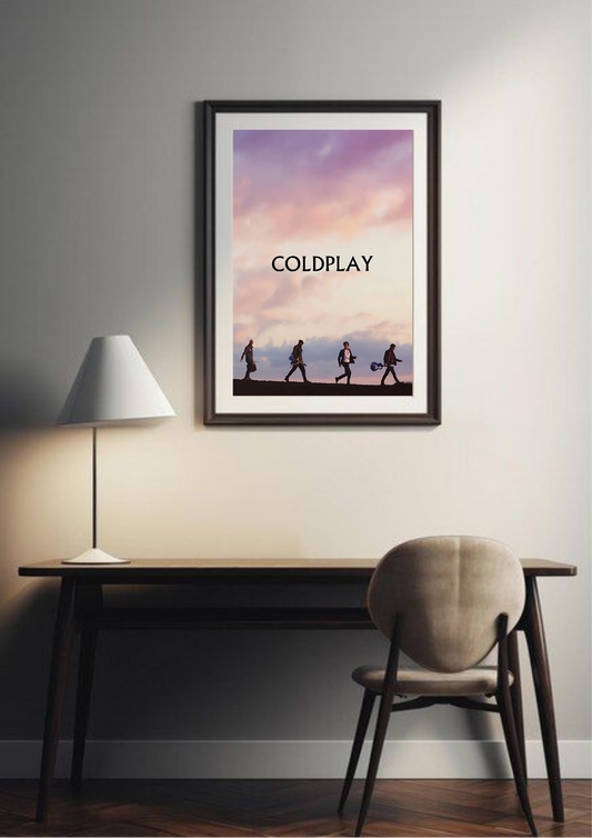 Coldplay | Pop Band | Music Poster