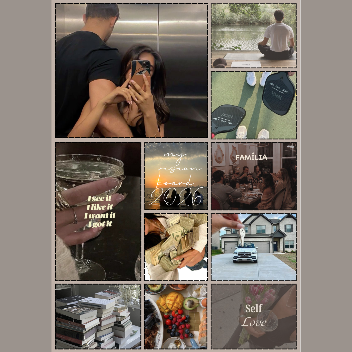 Personalized Vision Board 2026 #2 | Vision Board 2026  Collage