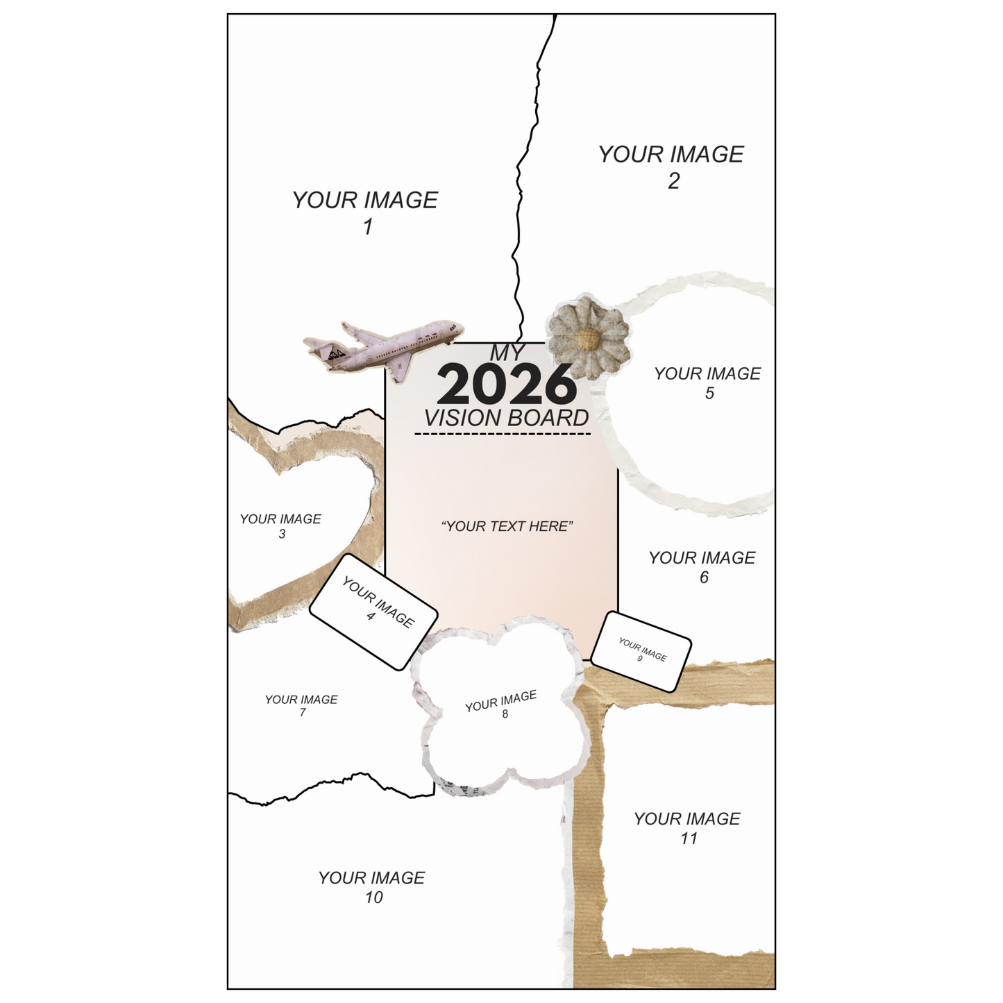Personalized Vision Board 2026 | Vision Board 2026  Collage