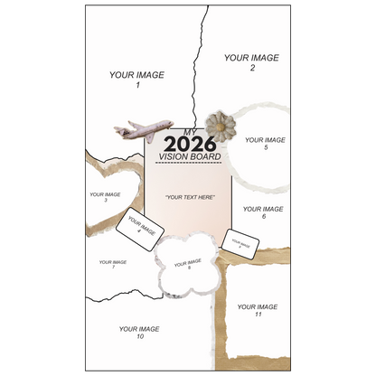 Personalized Vision Board 2026 | Vision Board 2026  Collage