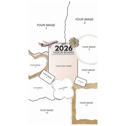 Personalized Vision Board 2026 | Vision Board 2026  Collage