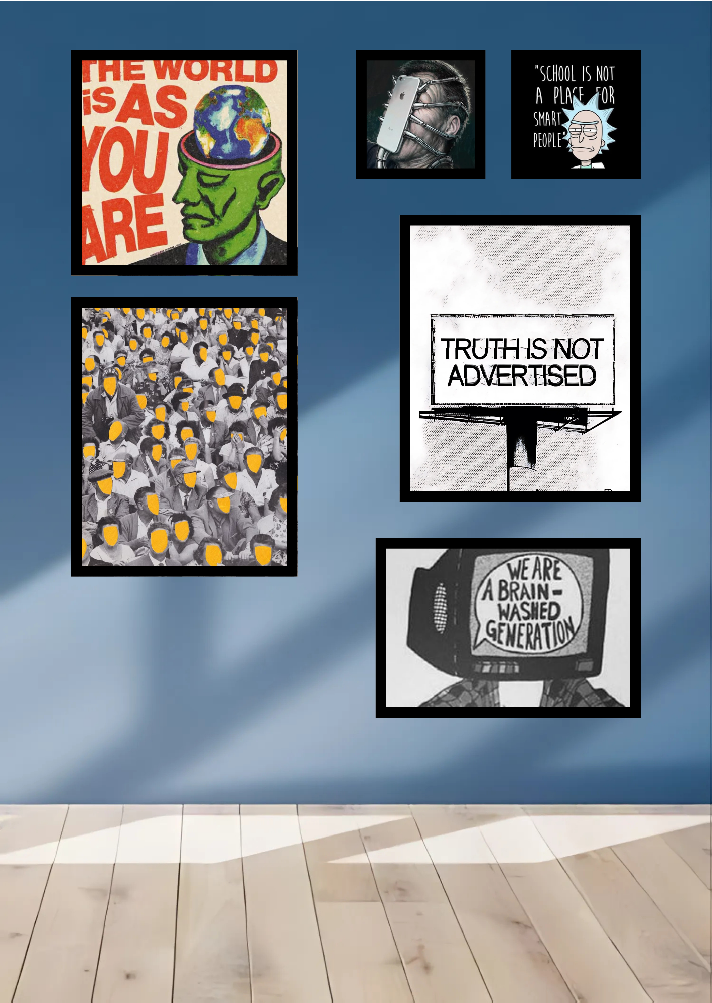 The Woke - Pack of  6 A4 sized posters