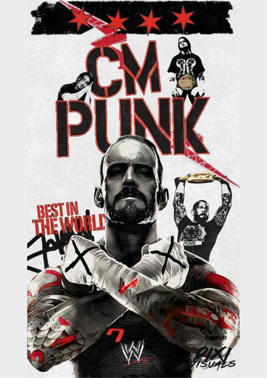 WWE CM Punk Poster