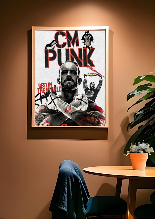 WWE CM Punk Poster