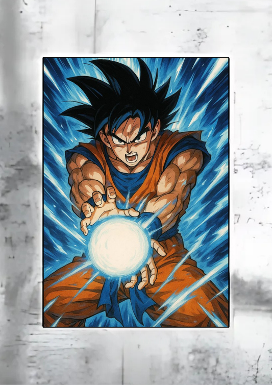 Goku Kamehameha| Dragon Ball Z| Anime Poster
