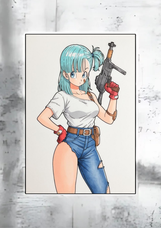 Bulma | Dragon Ball Z| Anime Poster
