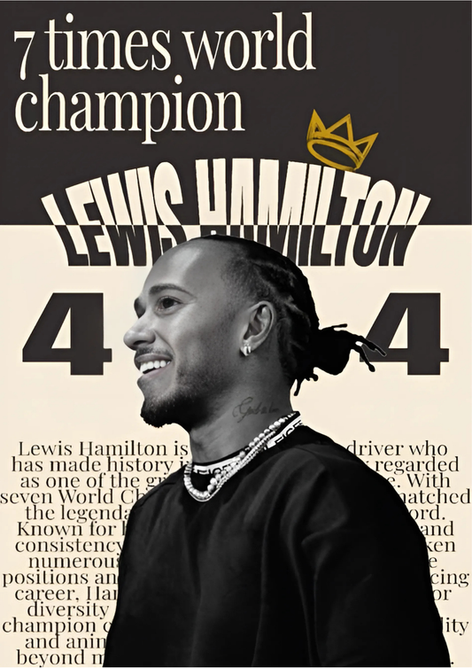 Lewis Hamilton Poster