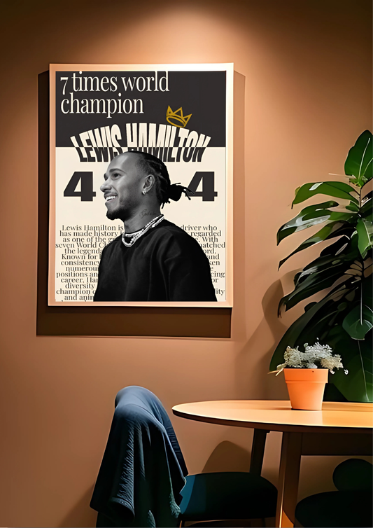 Lewis Hamilton Poster