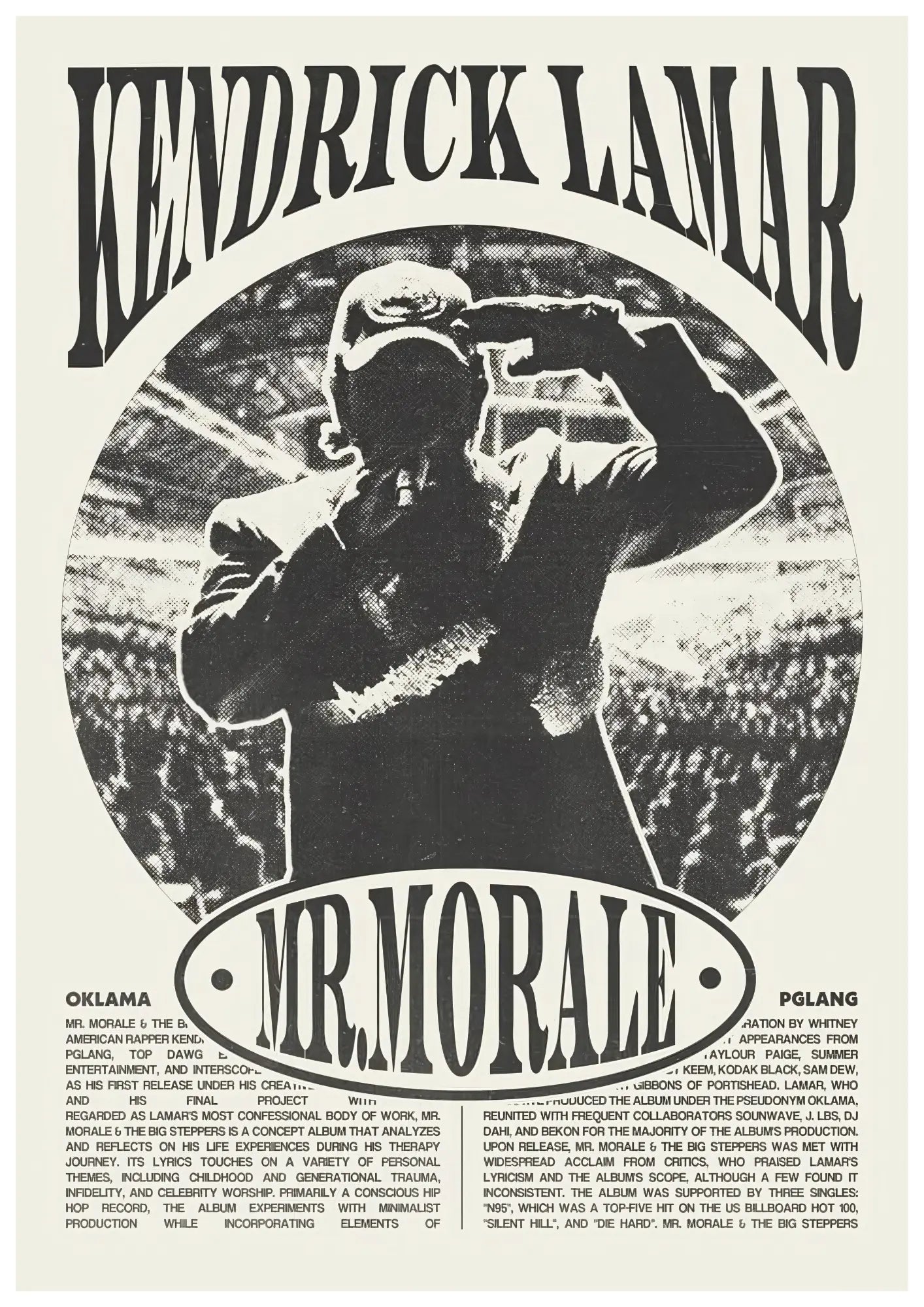 Kendrick Lamar Poster Printing Company