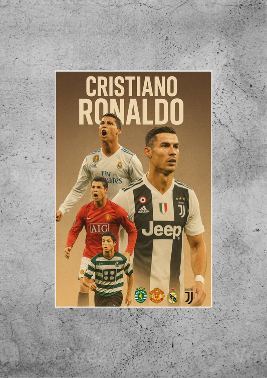 Cristiano Ronaldo | Player | Football Poster