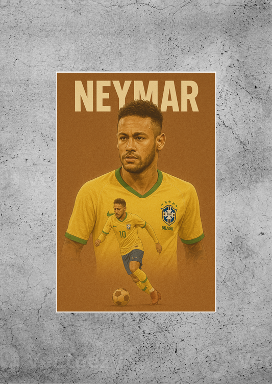 Neymar Jr | Player | Football Poster