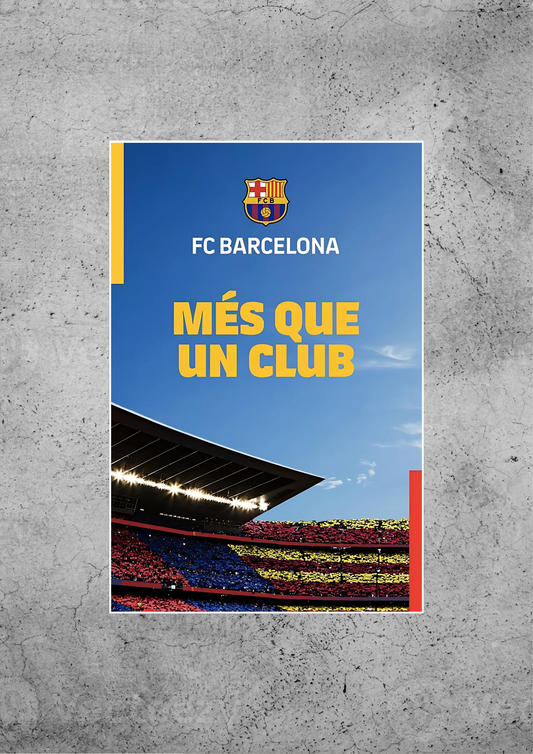 FCB |Barcelona | Club | Football Poster