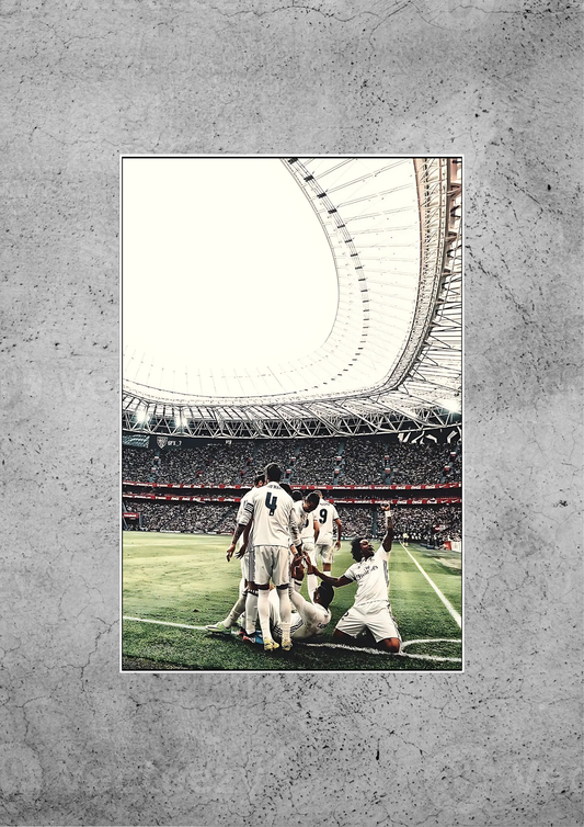 Real Madrid Celebrating | Club | Football Poster