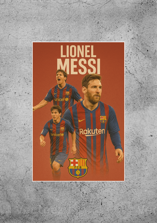 Leo Messi | Player | Football Poster