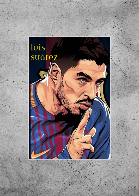 Luis Suarez | Player | Football Poster