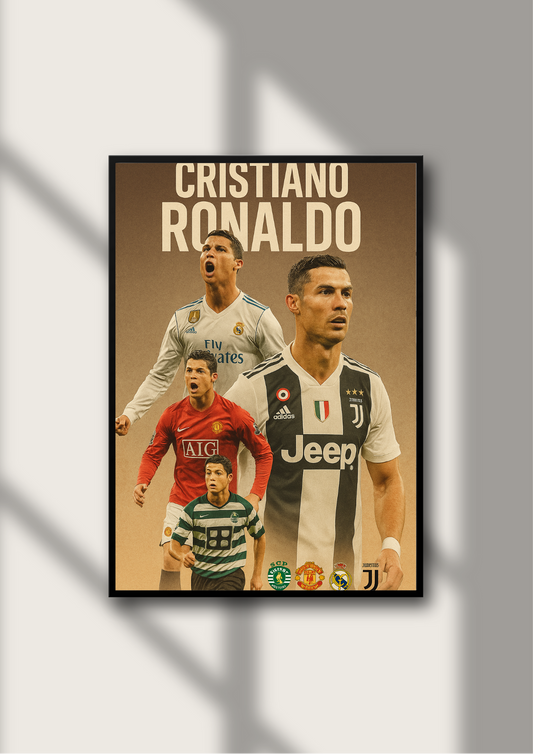 Cristiano Ronaldo | Player | Football Poster