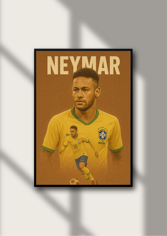 Neymar Jr | Player | Football Poster