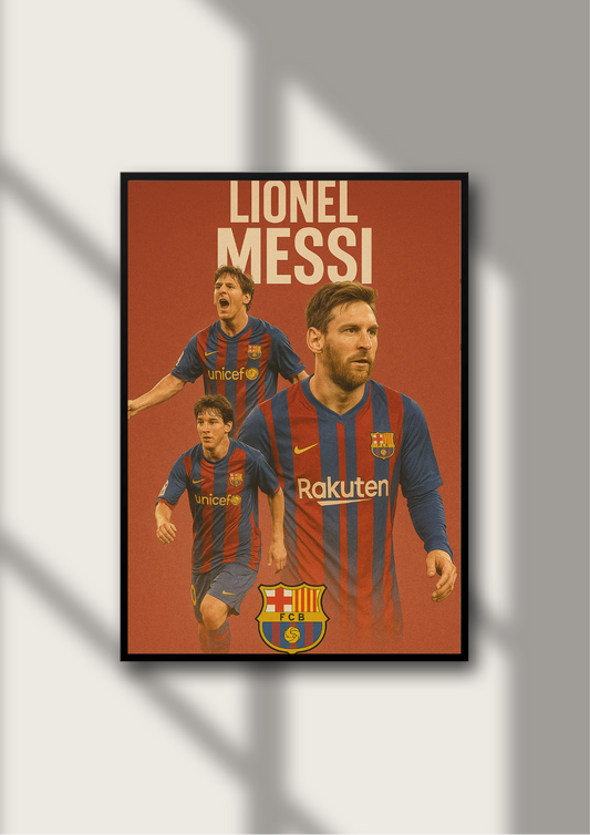 Leo Messi | Player | Football Poster